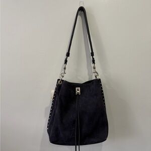 Rebecca Minkoff Black Studded Shoulder Bag